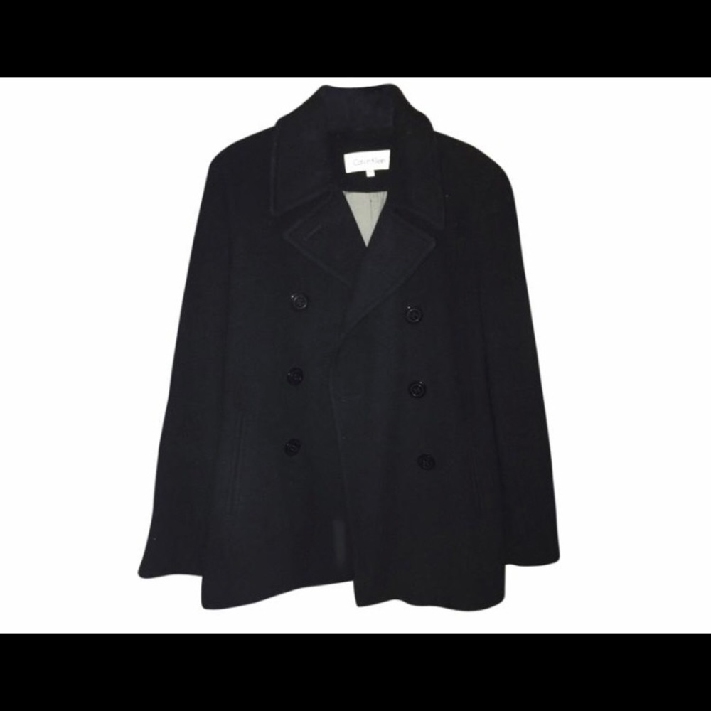 Calvin Klien Black Peacoat size P2